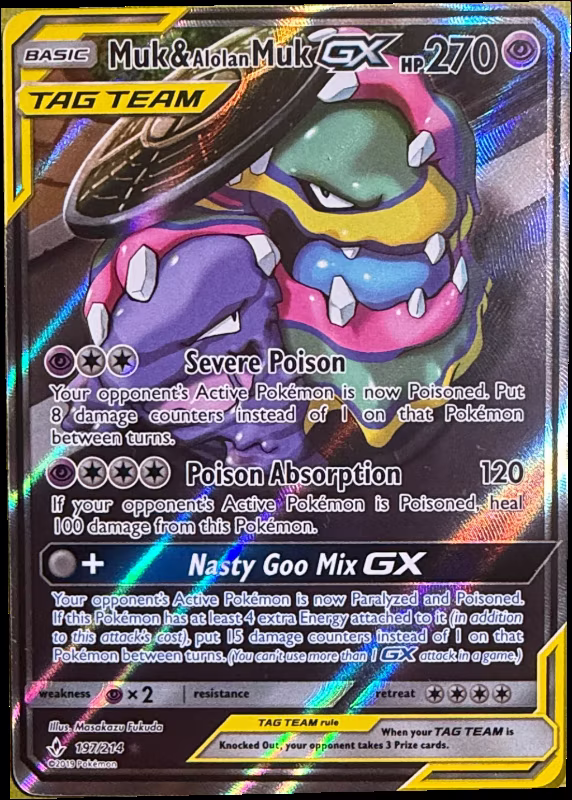 Muk & Alolan Muk GX (197) (Full Art)