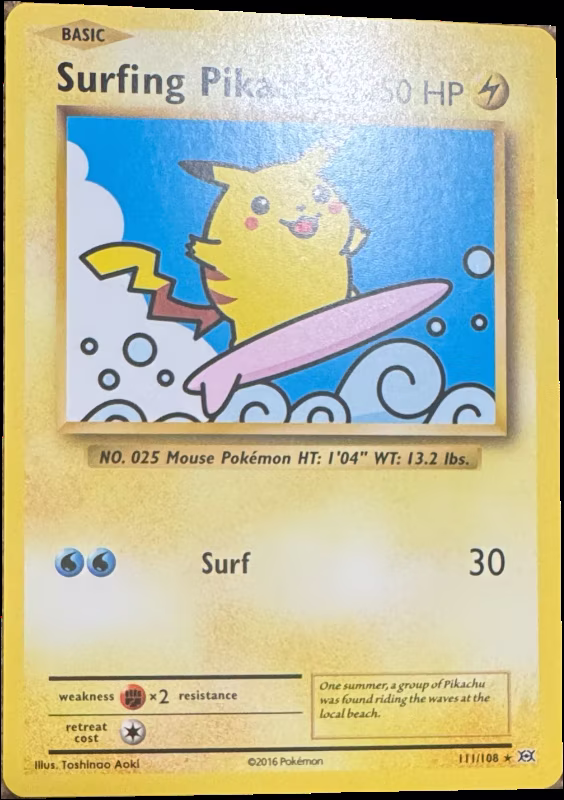 Surfing Pikachu
