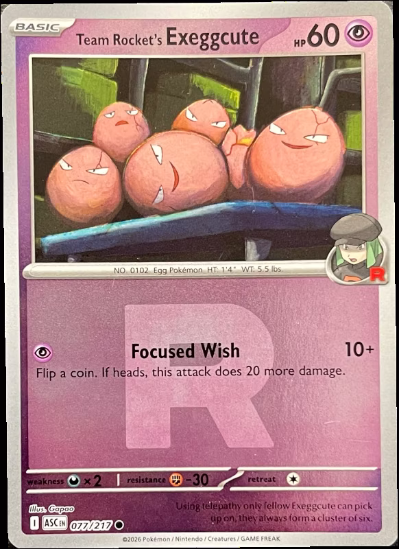 Team Rocket's Exeggcute