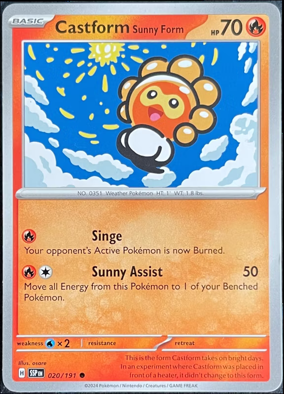 Castform Sunny Form